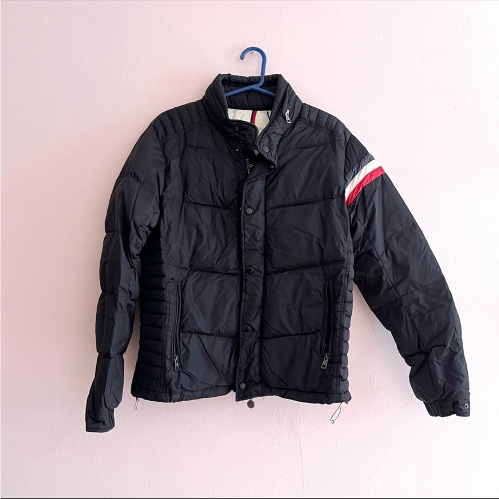 Moncler Piumino Nuovo jacket size 4 black lightweight down puffer coat unisex